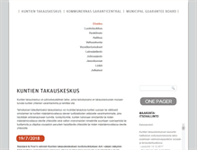 Tablet Screenshot of kuntientakauskeskus.fi